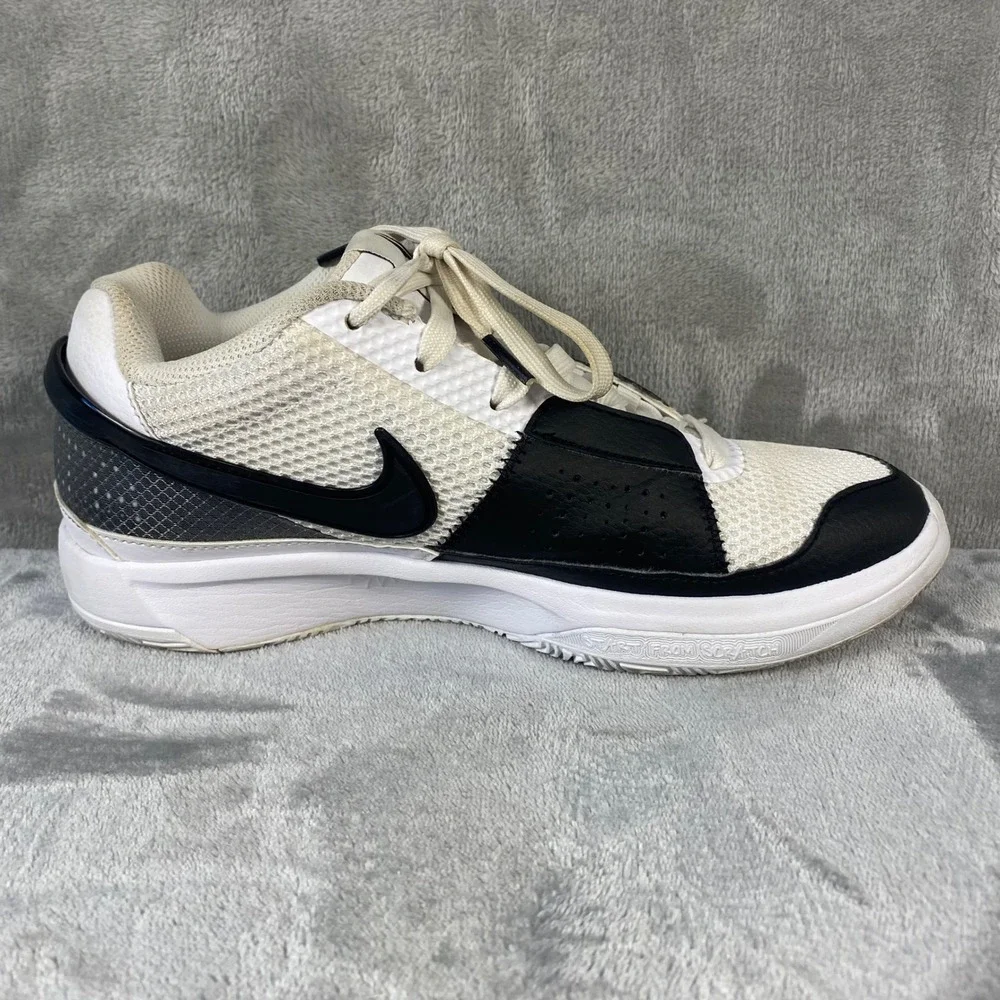 Nike Ja 1 Scratch 2.0 Mens Sz 6.5 Black White Basketball‎ Sneakers FQ4796-101